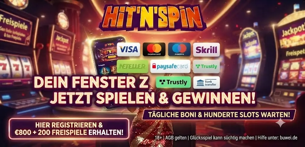 Zahlungsmethoden bei HitnSpin